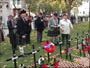 Mom was a little taken by the one with the bagpipes
